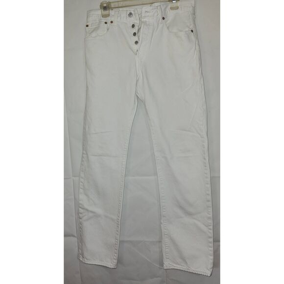 Levi's 501 (31 x 32) White button fly Red tag - Picture 2 of 14